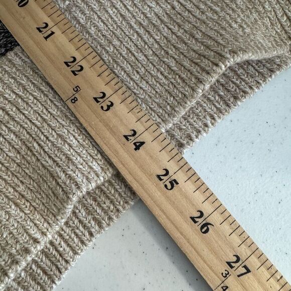 Orvis Men’s Round Neck Color Block Sweater Size Large 100% Cotton Preppy Style - Picture 11 of 12